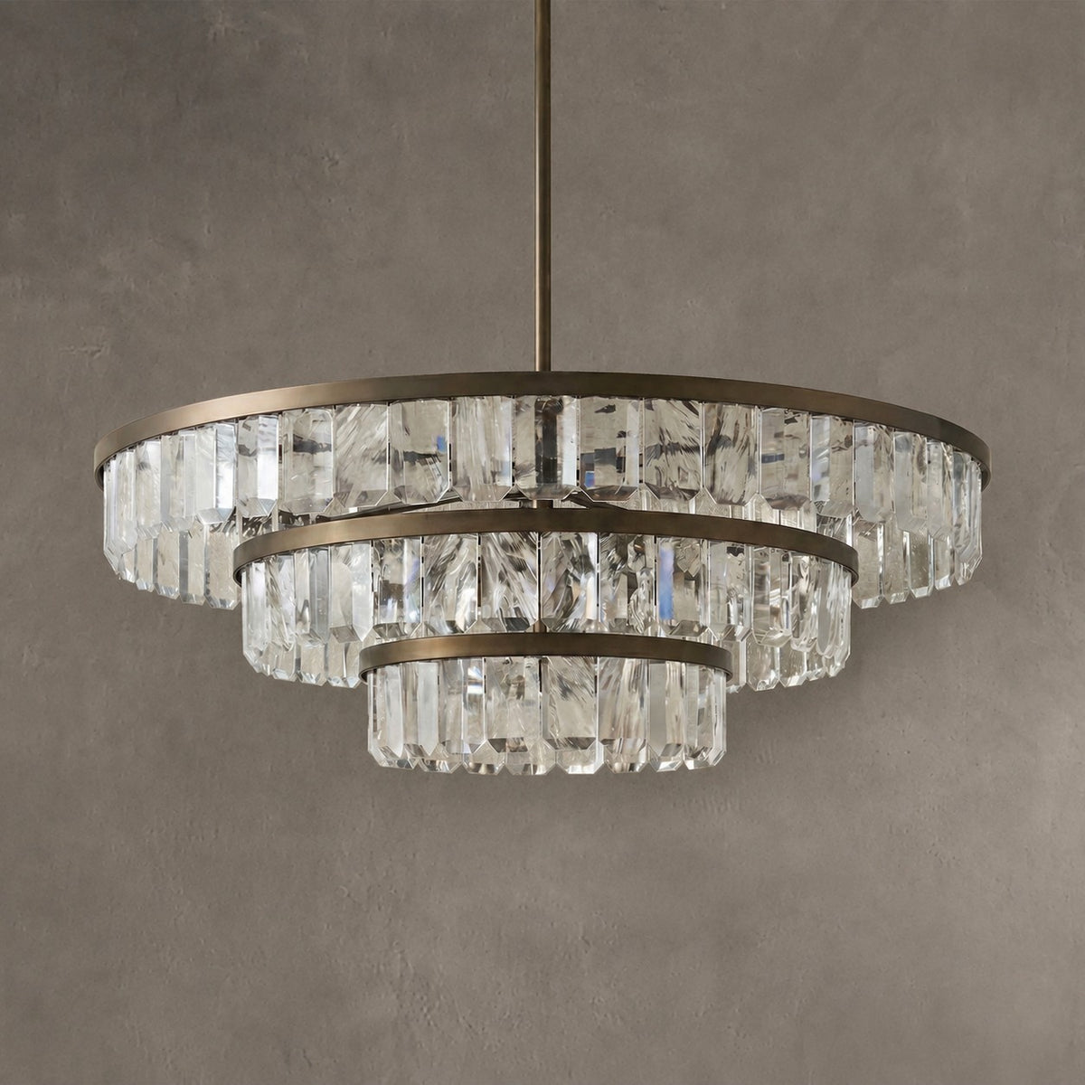 Selene Round Crystal Chandelier
