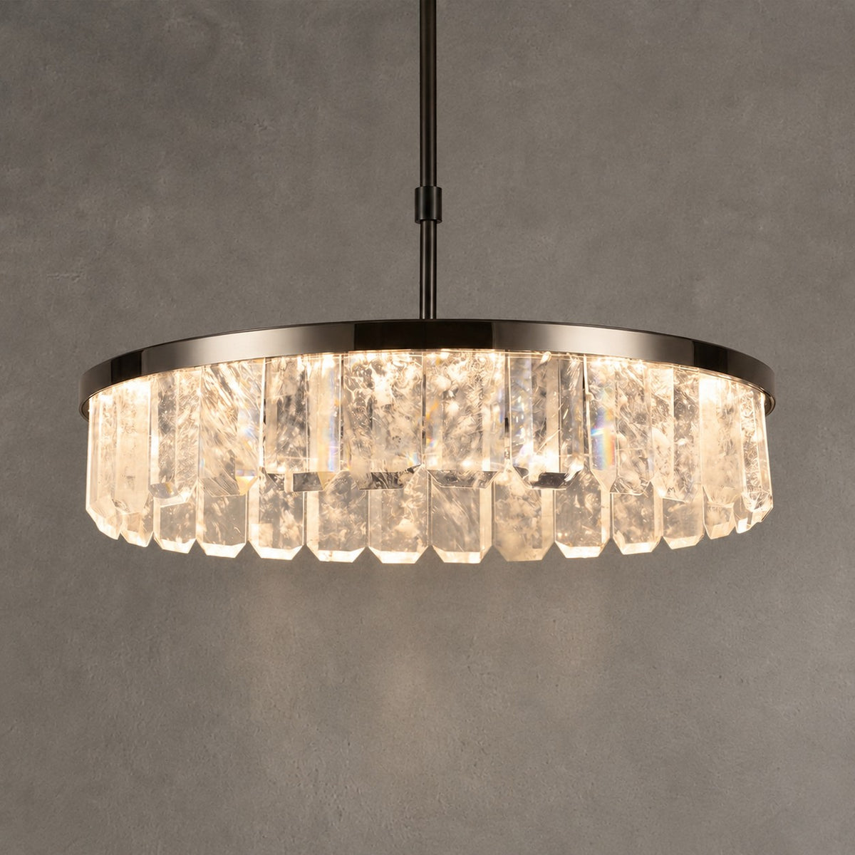 Selene Round Crystal Chandelier