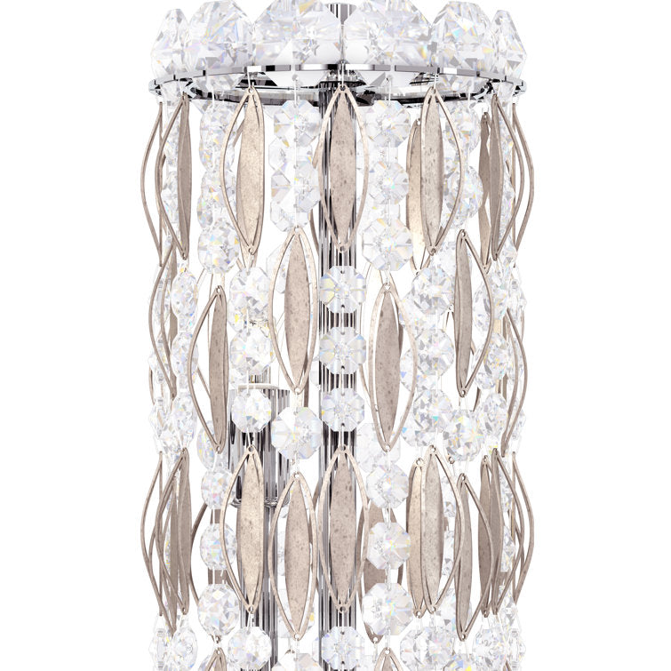 Serenna 18-Light Unique Statement Drum Chandelier with Clear Heritage Crystal