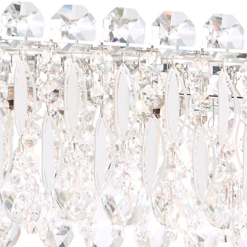 Serenna 18-Light Unique Statement Drum Chandelier with Clear Heritage Crystal