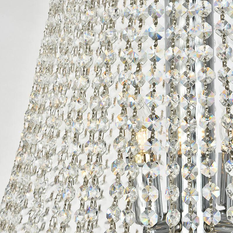 Luxury Crystal Chandelier for Grand Villa Hall and Duplex Staircase Lighting