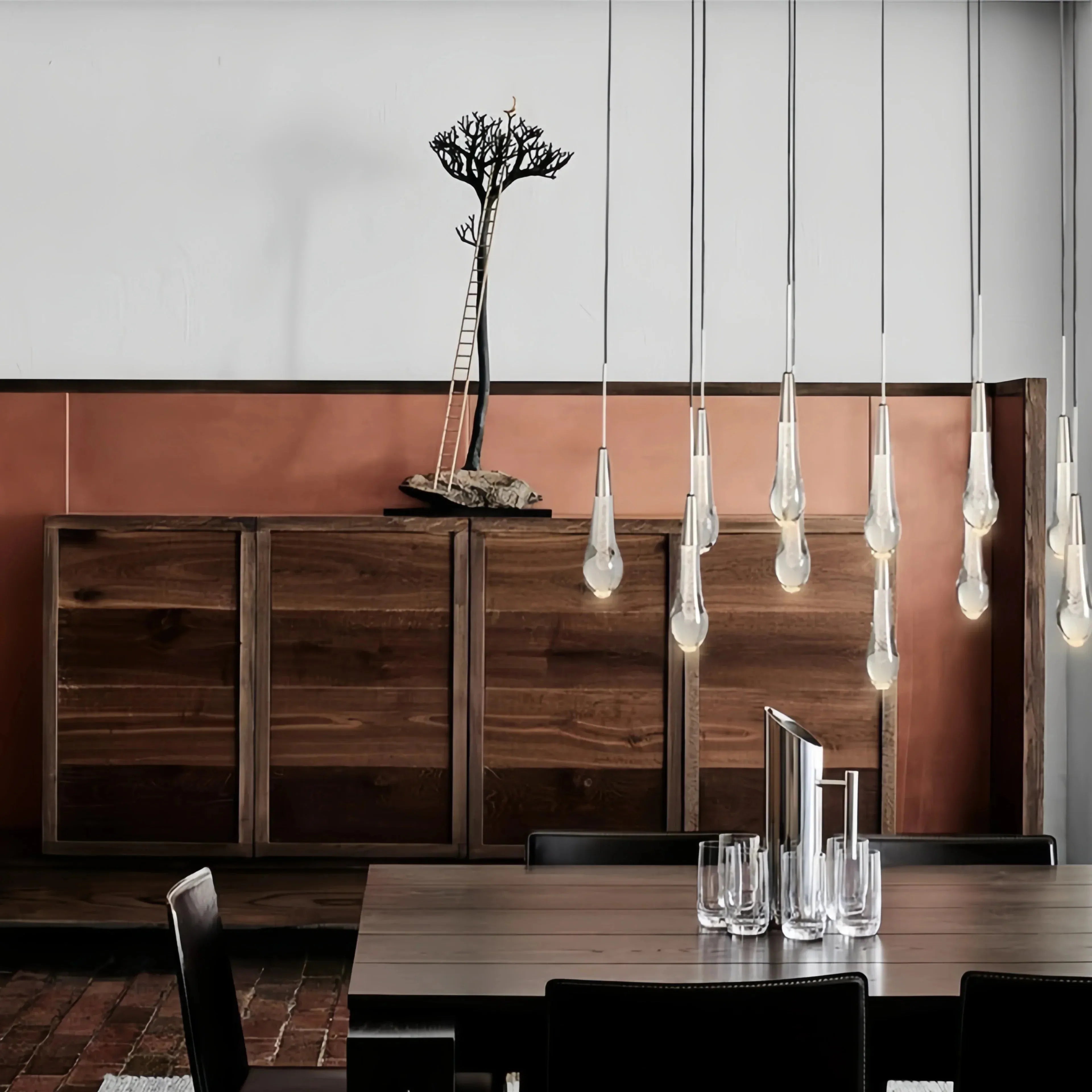 Soltaire Linear Chandelier 37"50"70"87"120"