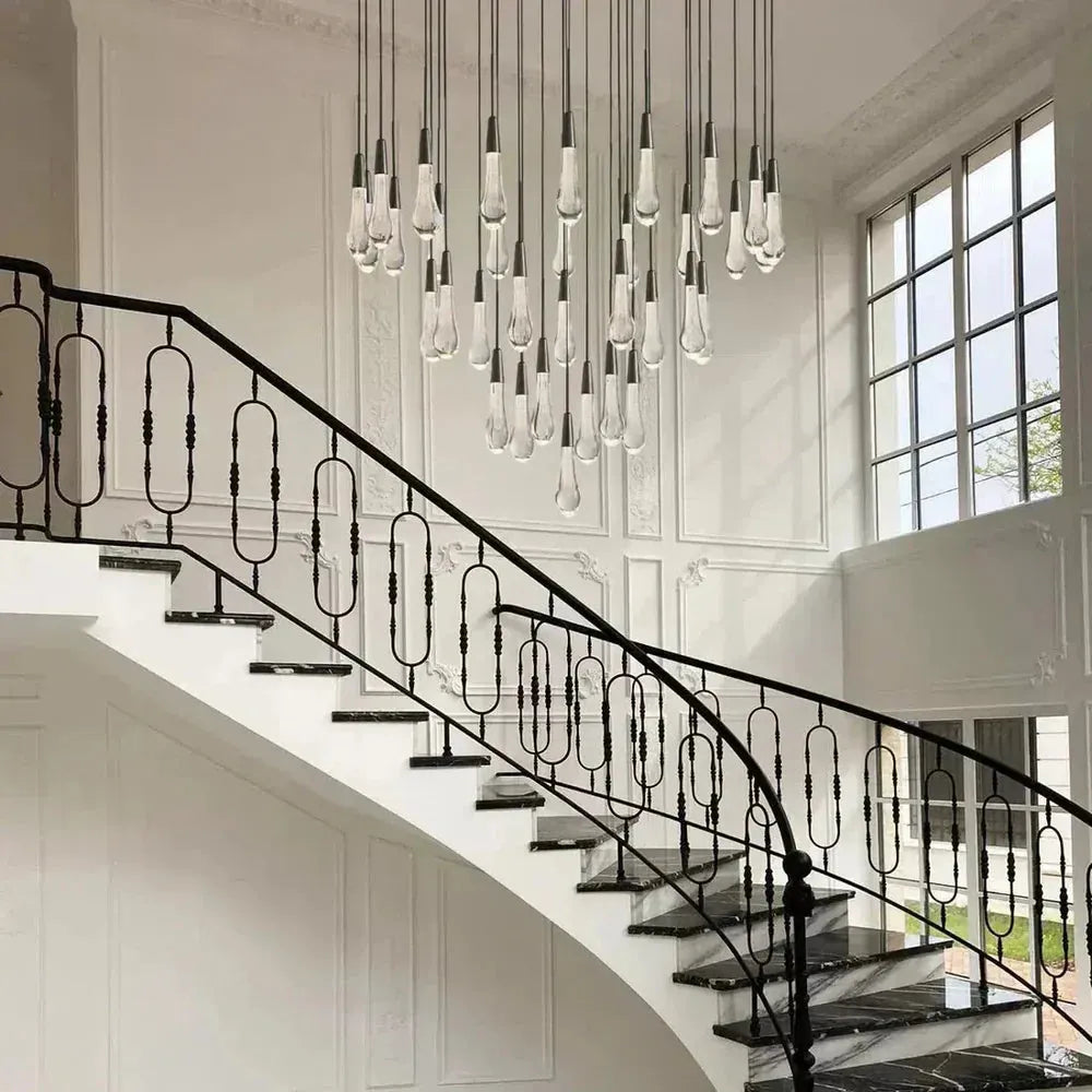 Soltaire round chandelier 36'' for living room/ bedroom