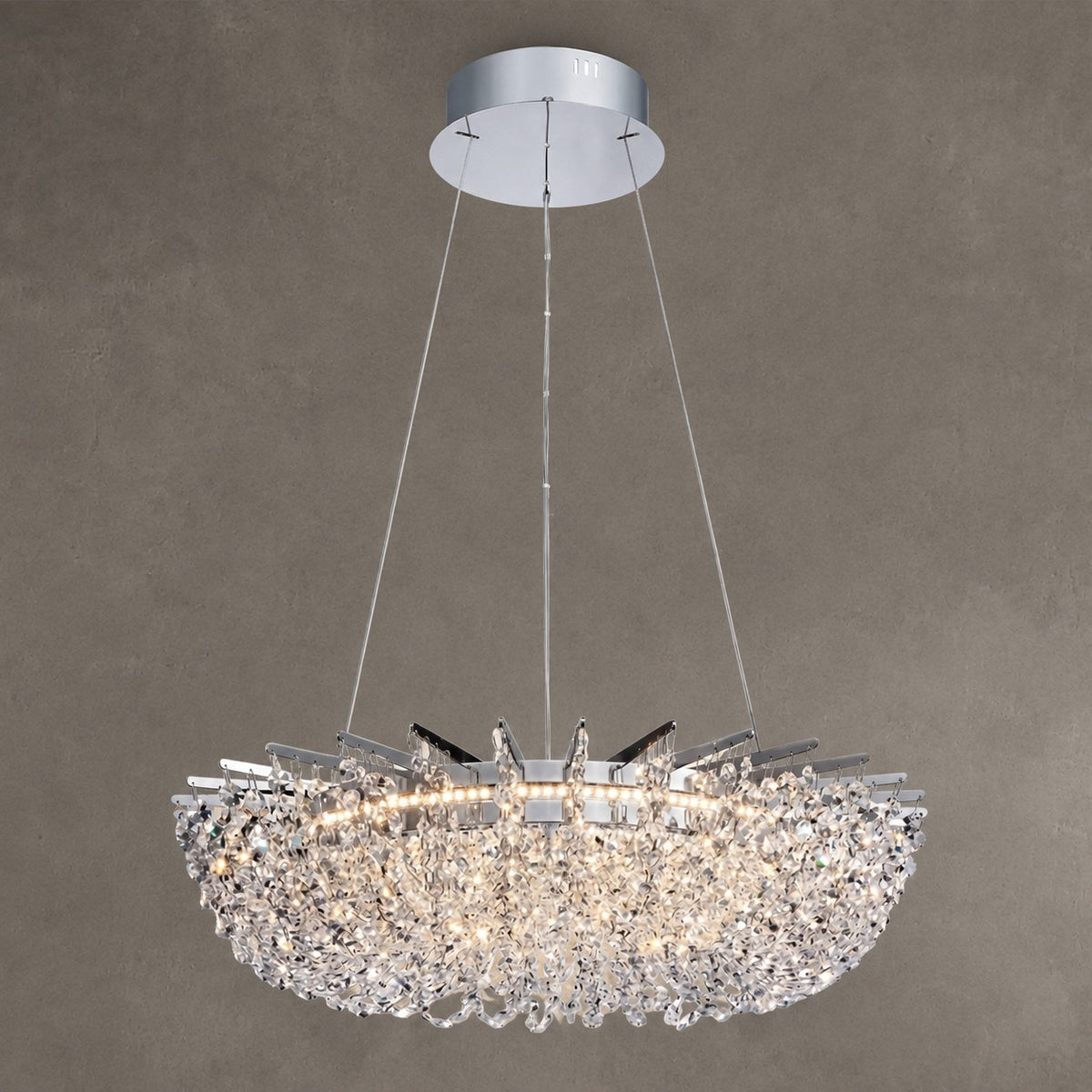 Stella Round Crystal Chandelier