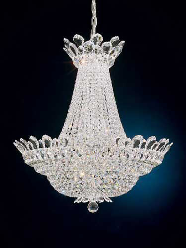 Tiarella Crystal Chandelier 28"