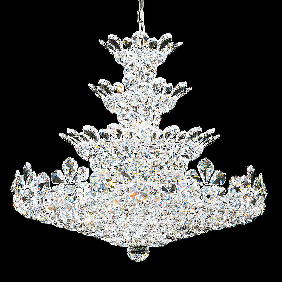 Tiarella Crystal Chandelier 30"