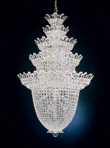 Tiarella Five-layer Crystal Chandelier 33"