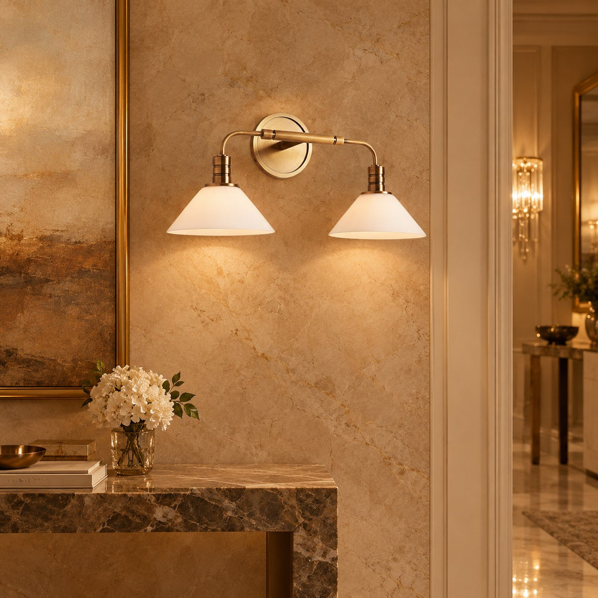 Torvane Double Wall Sconce