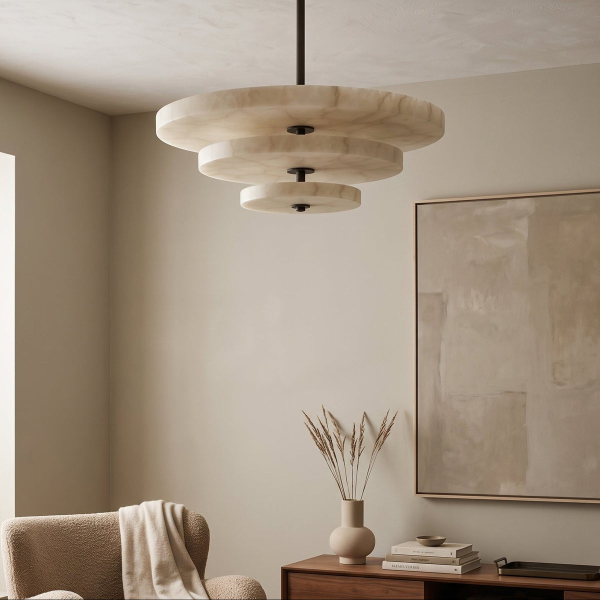Ice Queen Alabaster Chandelier - Vakkerlight