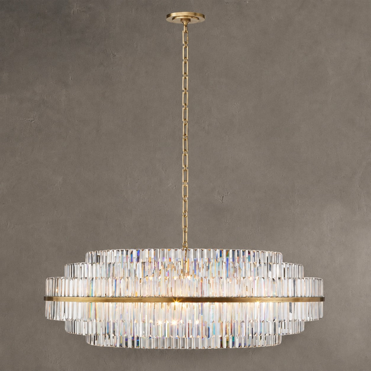 Vienna Round Crystal Chandelier 22"/48"