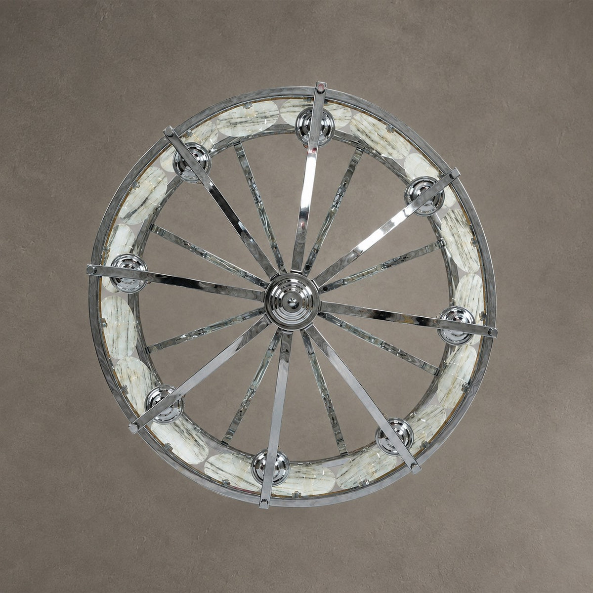 Vintage Lantern Luxury Stone Chandelier