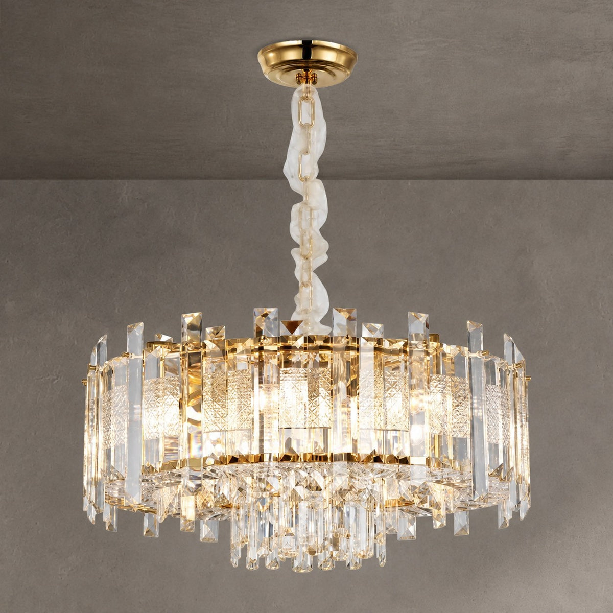 Voluta Crystal Chandelier