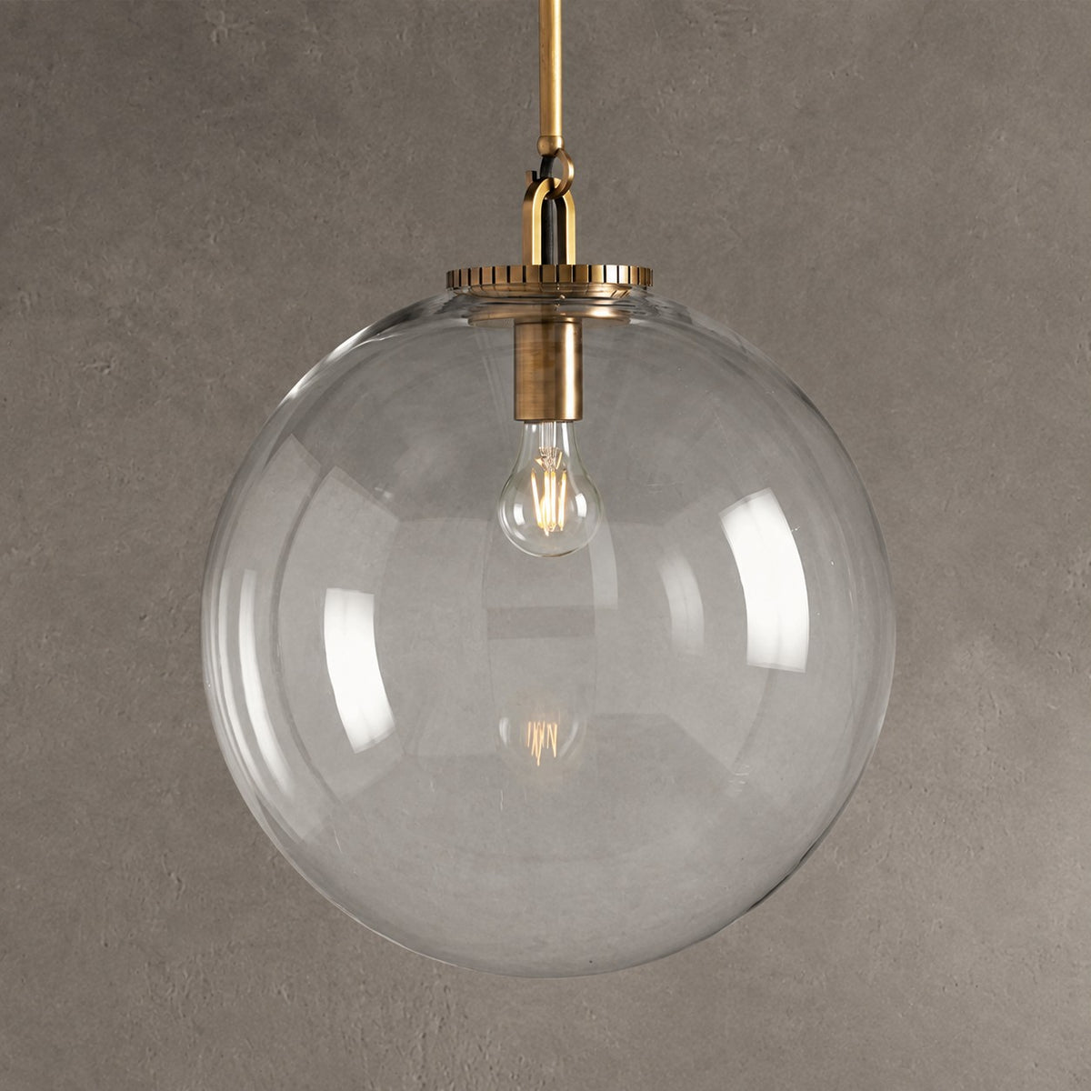 Westvane Globe Pendant with Rod