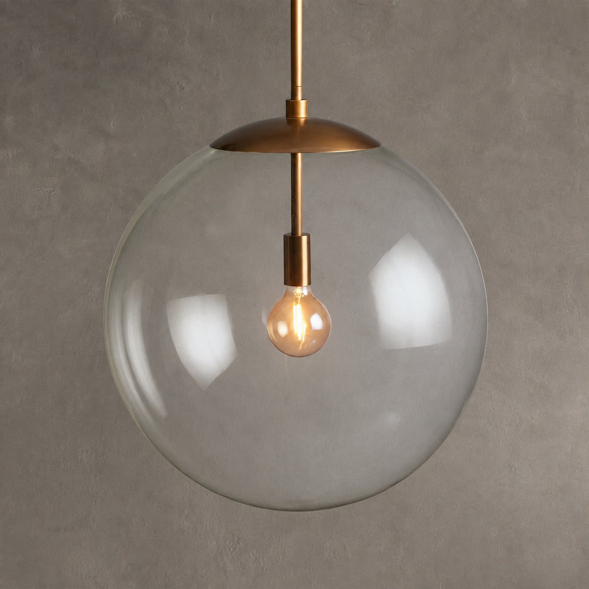 Westvane XL Globe Pendant with Rod