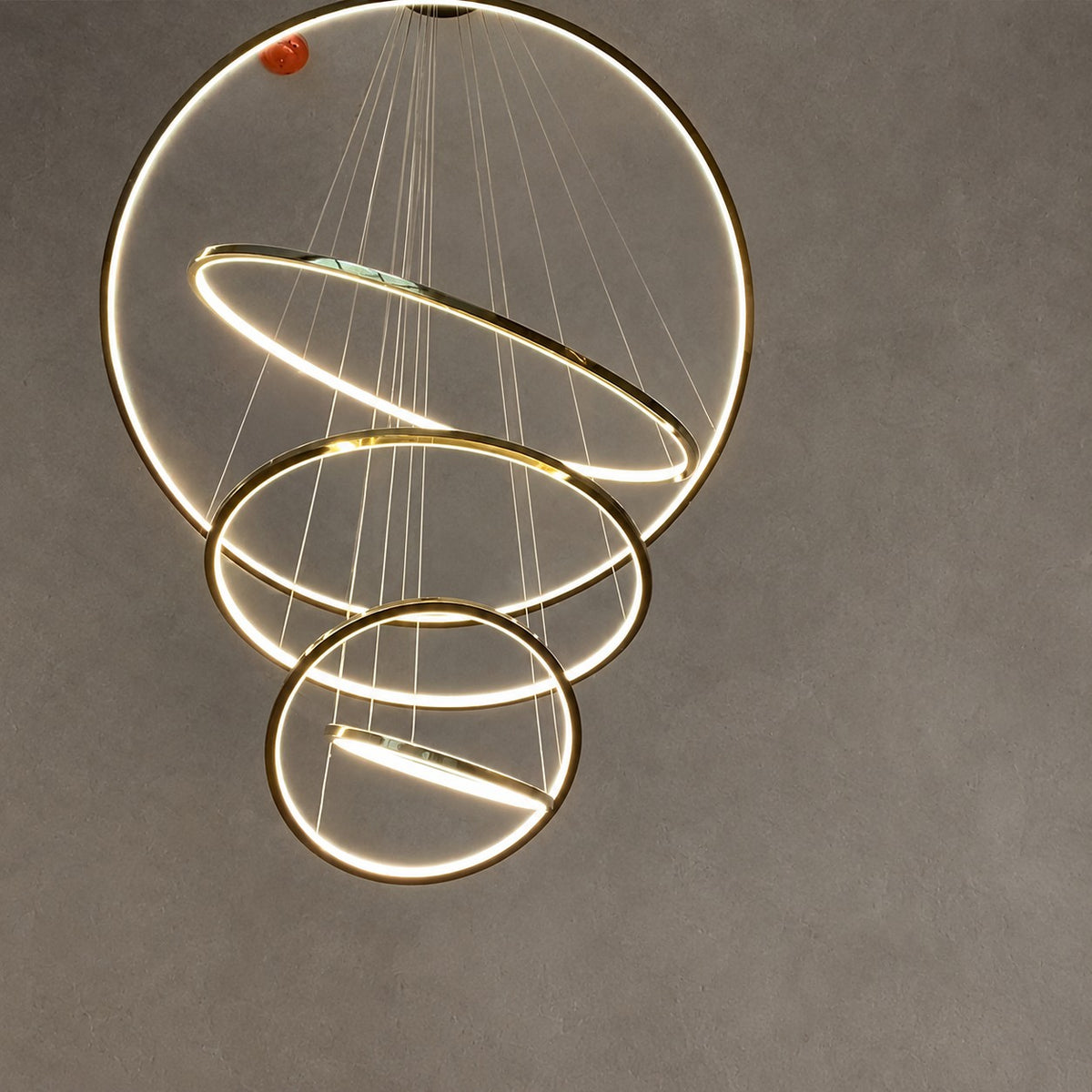 VL2160 Large Tiered Ring LED Foyer Chandelier