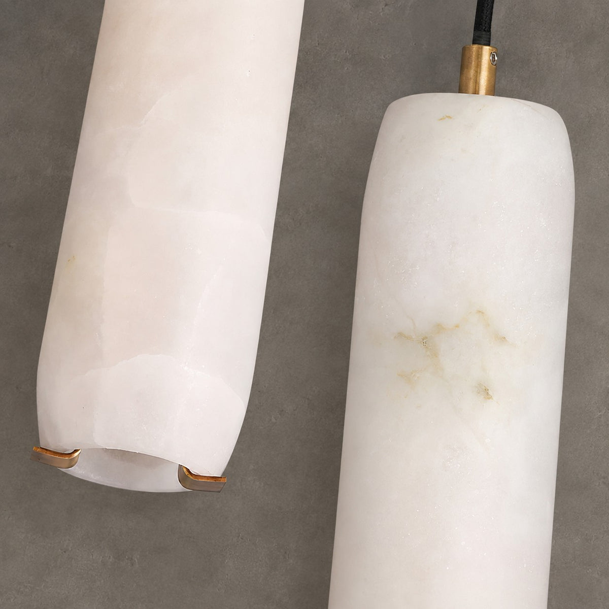 Wrenna Alabaster Flute Wall Lamp