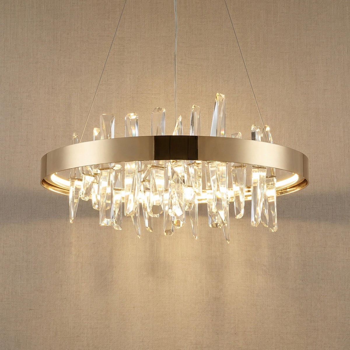 Yiosi Series Crystal Pendant Light Style D - 24" (Dia 600mm)