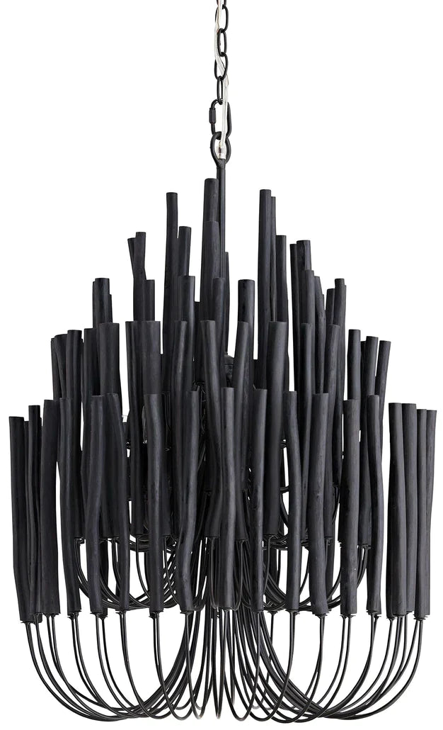 Modern Art Design 5/6-Light Modern Branch Modeling Chandelier in White/Black