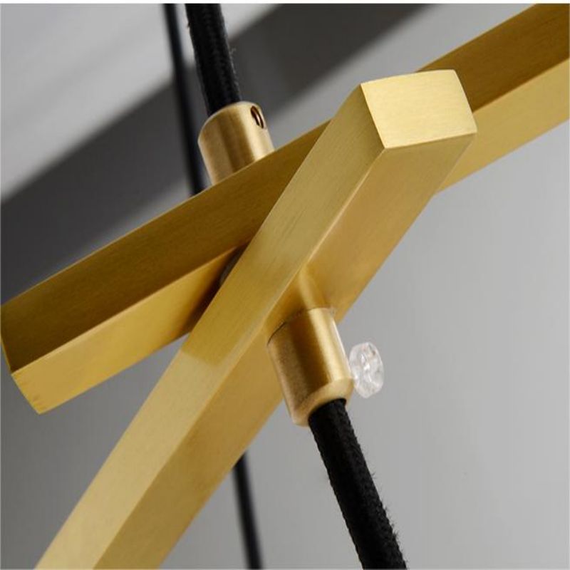 Alabaster Modern Structural Ball Chandelier