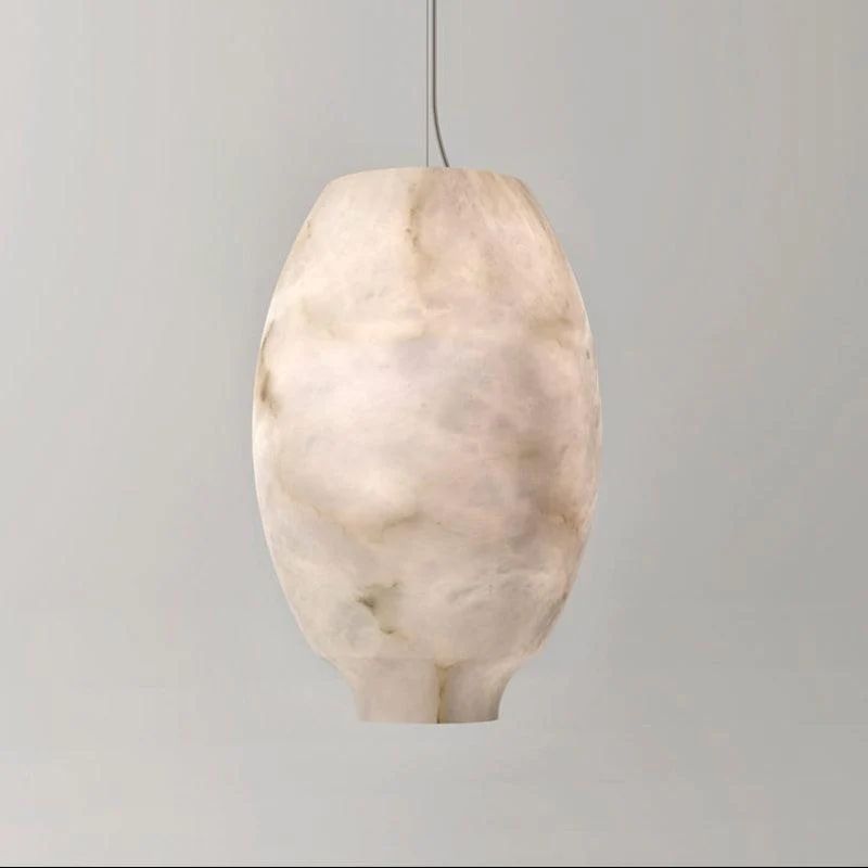 Darian Alabaster Lantern Pendant Light, Interior Design Pendant Lamp