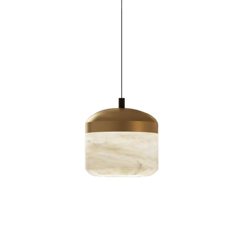 Queena Modern Alabaster Pendant, Kitchen Island Pendant Light