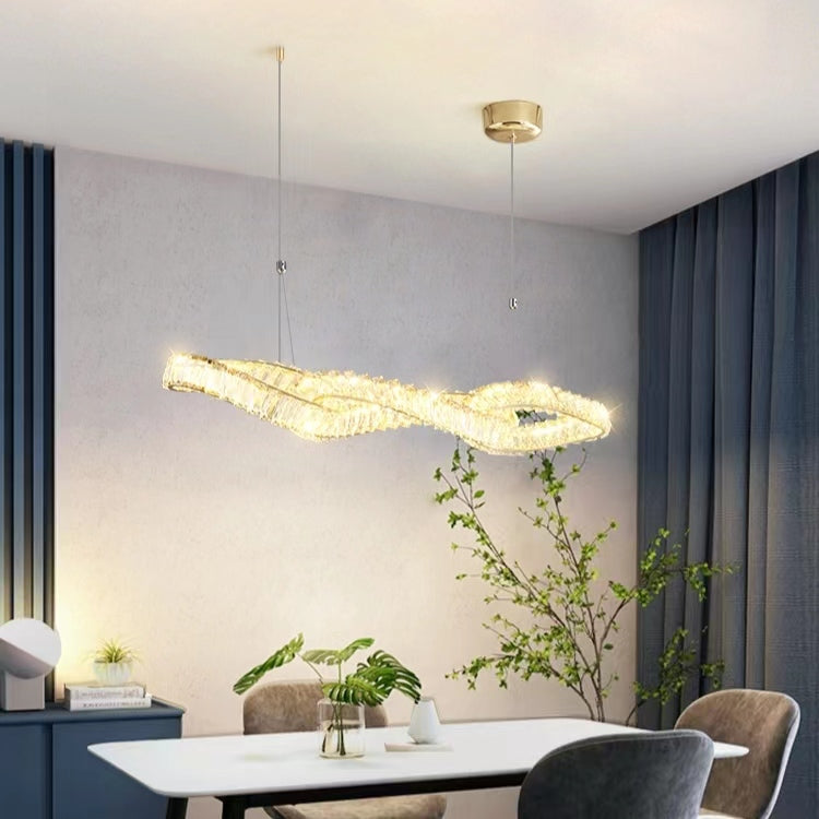 Designer Model Light Luxury Creative Crystal Pendant Chandelier for Dining Room/Kitchen Island
