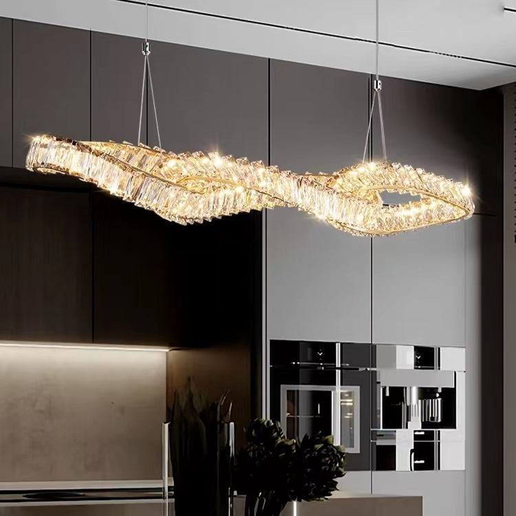 Designer Model Light Luxury Creative Crystal Pendant Chandelier for Di