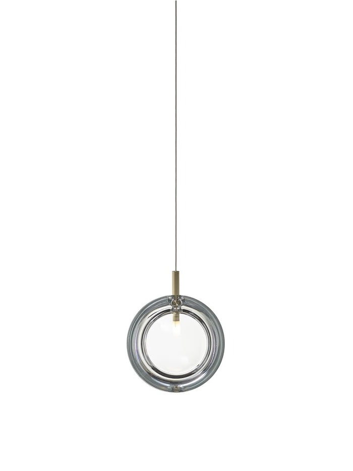 Multi-colored Round Panel Suspension Light Chandelier