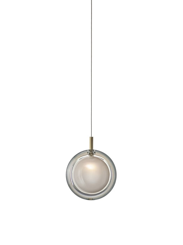 Multi-colored Round Panel Suspension Light Chandelier
