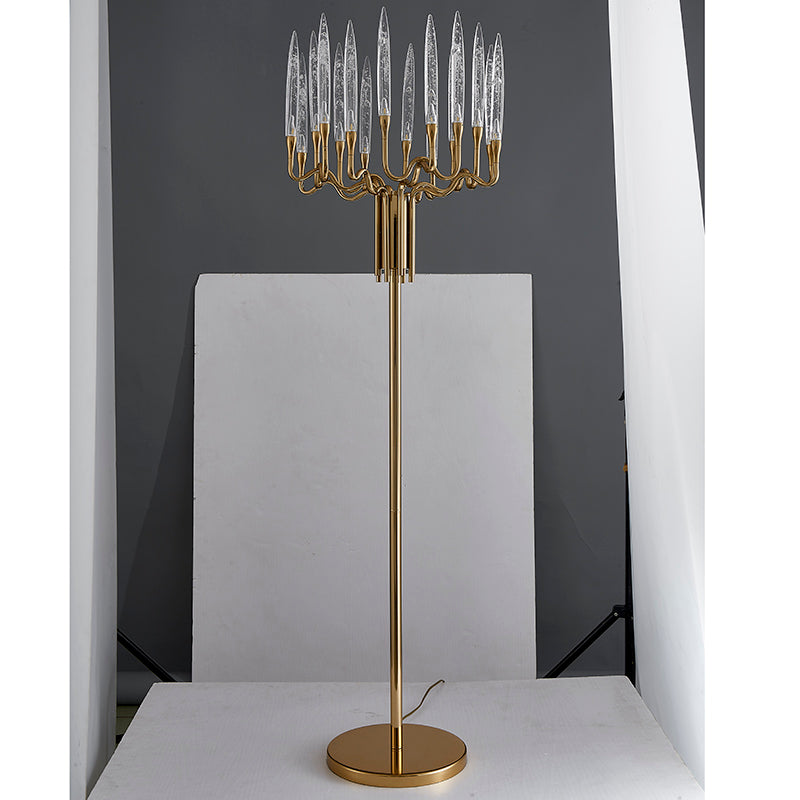 Modern Luxury Glass Standing Floor Lamp