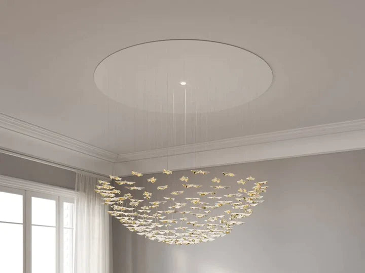 New Postmodern Round/Oval 84/102/170/192 Leaves Art Design Chandelier