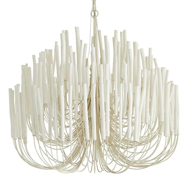 Modern Art Design 5/6-Light Modern Branch Modeling Chandelier in White/Black