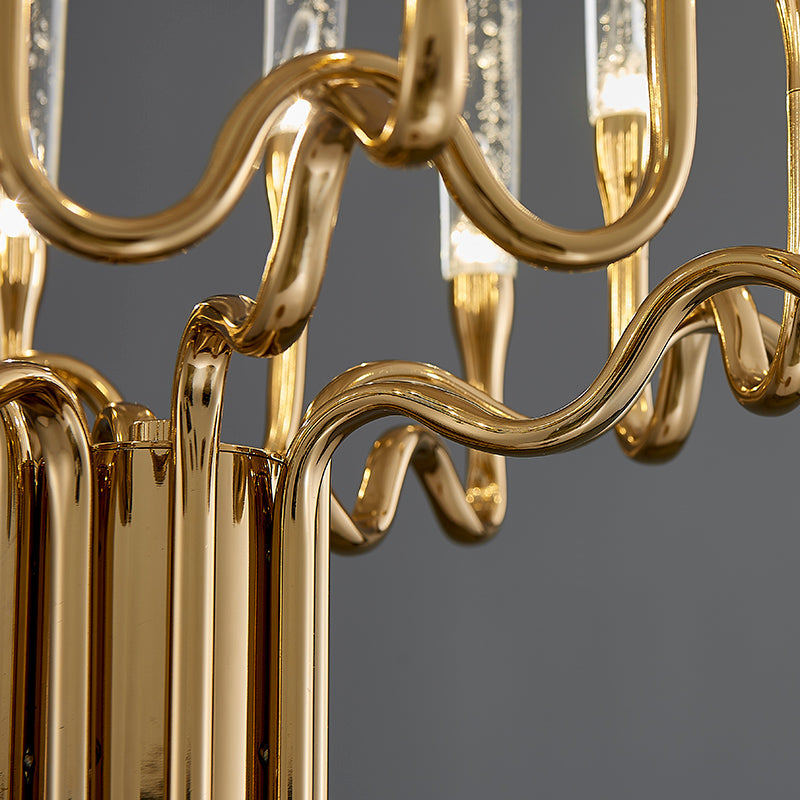 Modern Luxury Glass Standing Floor Lamp