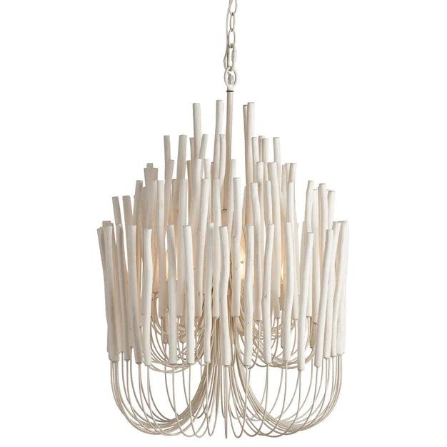 Modern Art Design 5/6-Light Modern Branch Modeling Chandelier in White/Black