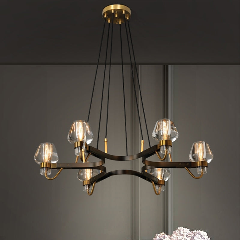 Brass,post-modern,industrial style, bulb, light luxury, 6 heads, glass, 8 heads,chandeliers, branch, pendants, ValleyLamps, living room. bedroom, dining room, light,