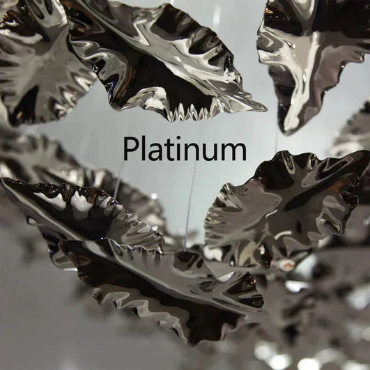 New Postmodern Round/Oval 84/102/170/192 Leaves Art Design Chandelier
