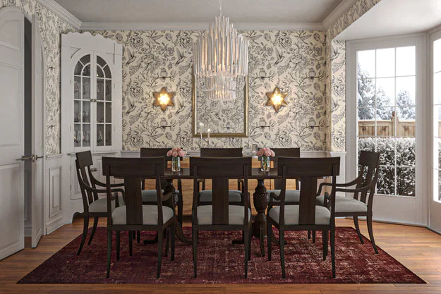 Modern Art Design 5/6-Light Modern Branch Modeling Chandelier in White/Black