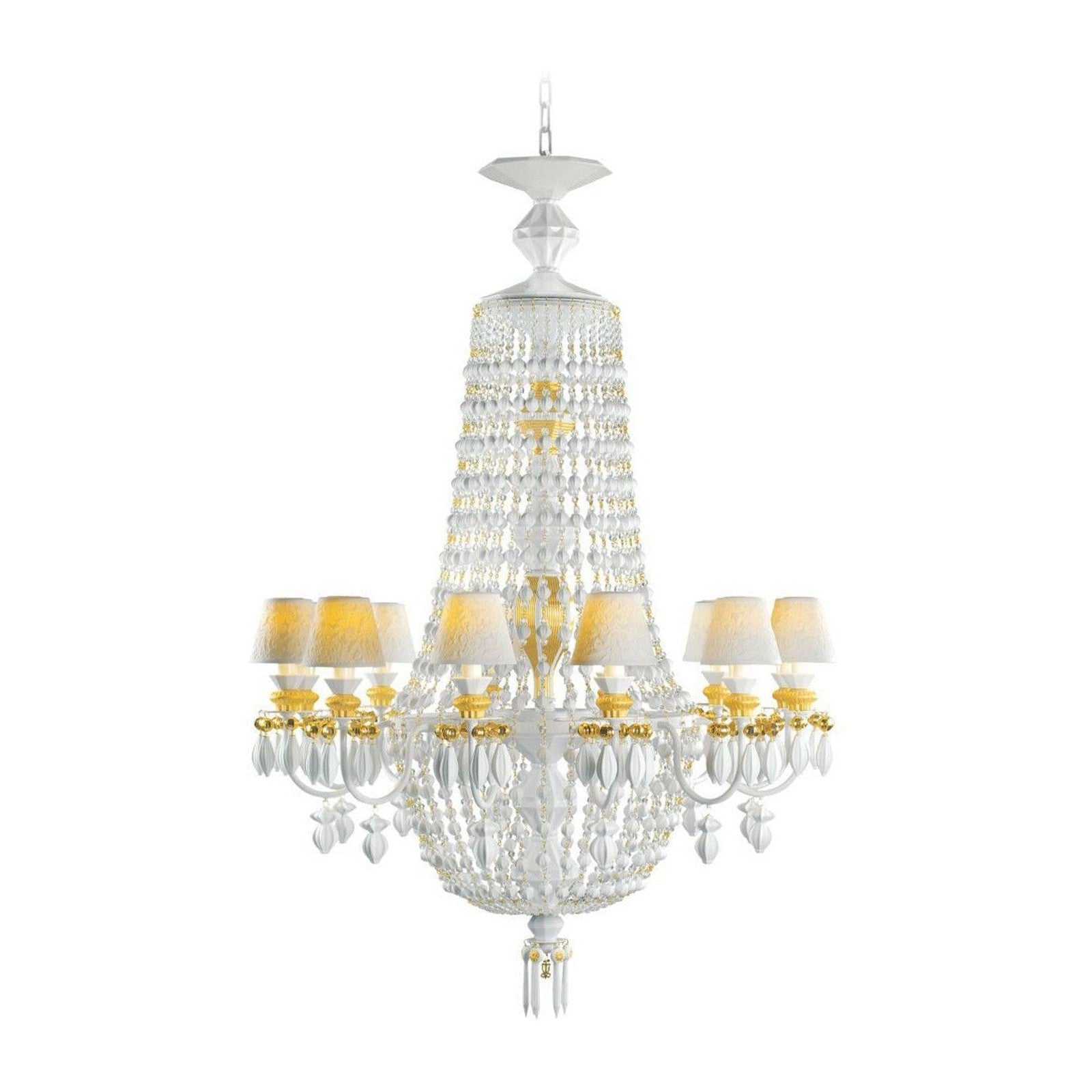 Lladro Winter Palace 12 Lights Chandelier