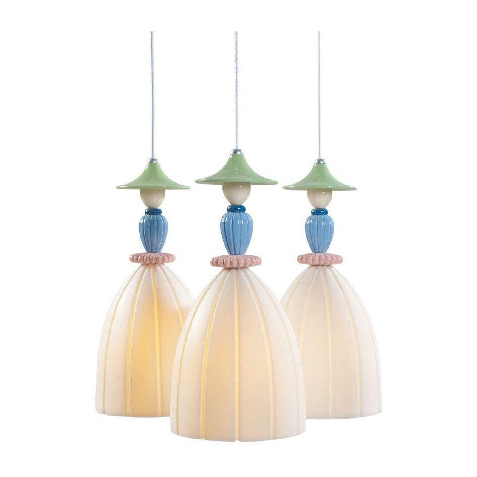Madeaoiselle Round Canopy 3 Lights Ceiling Lamp