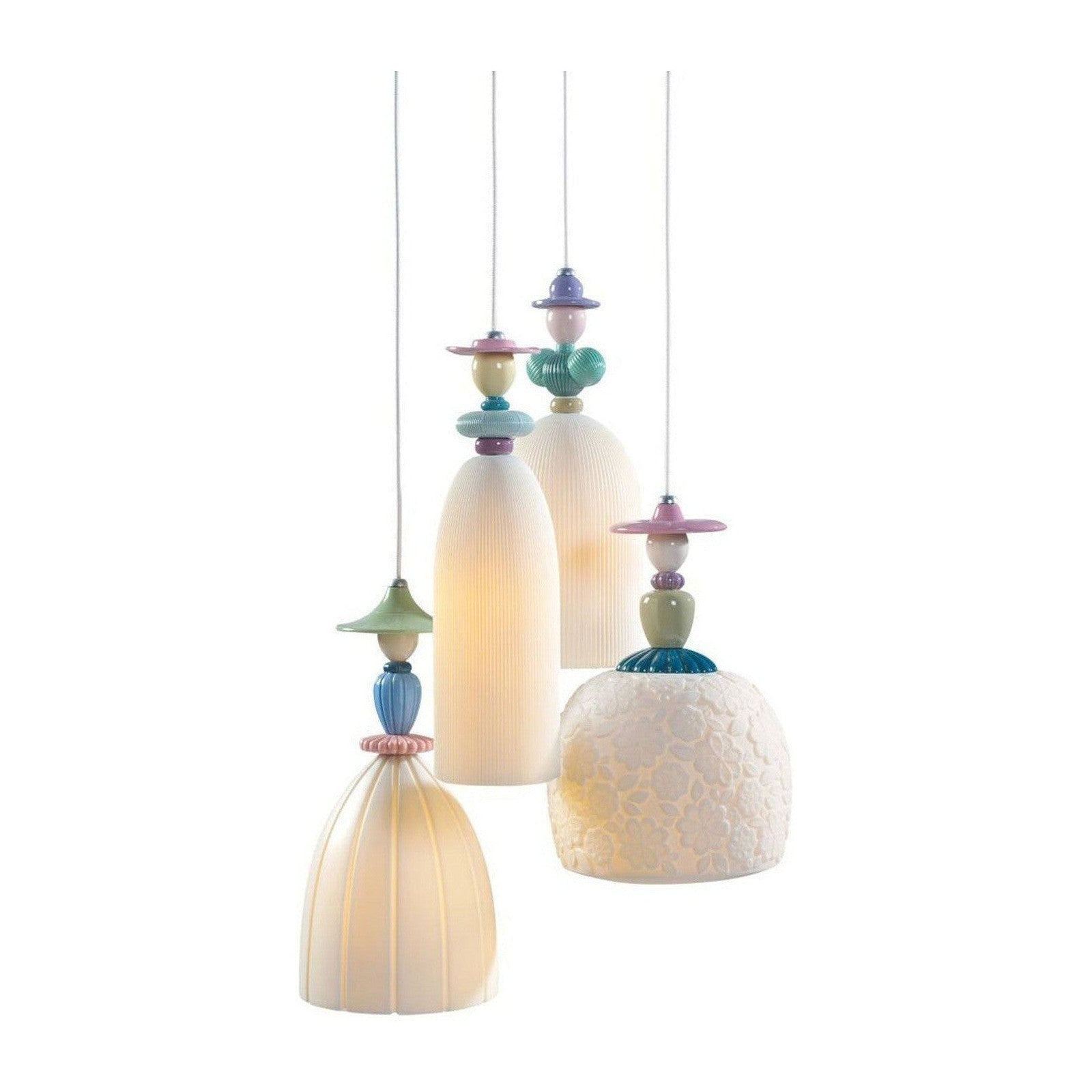 Mademoiselle 4 Lights Walking On The Beach Ceiling Lamp
