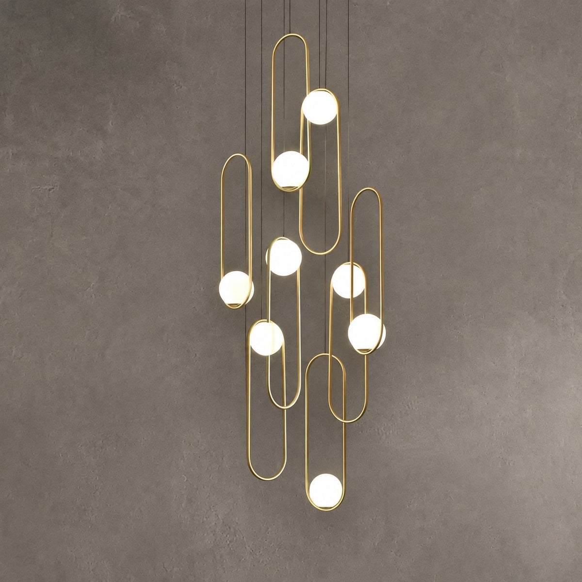 Mila Multi-Light Staircase Chandelier