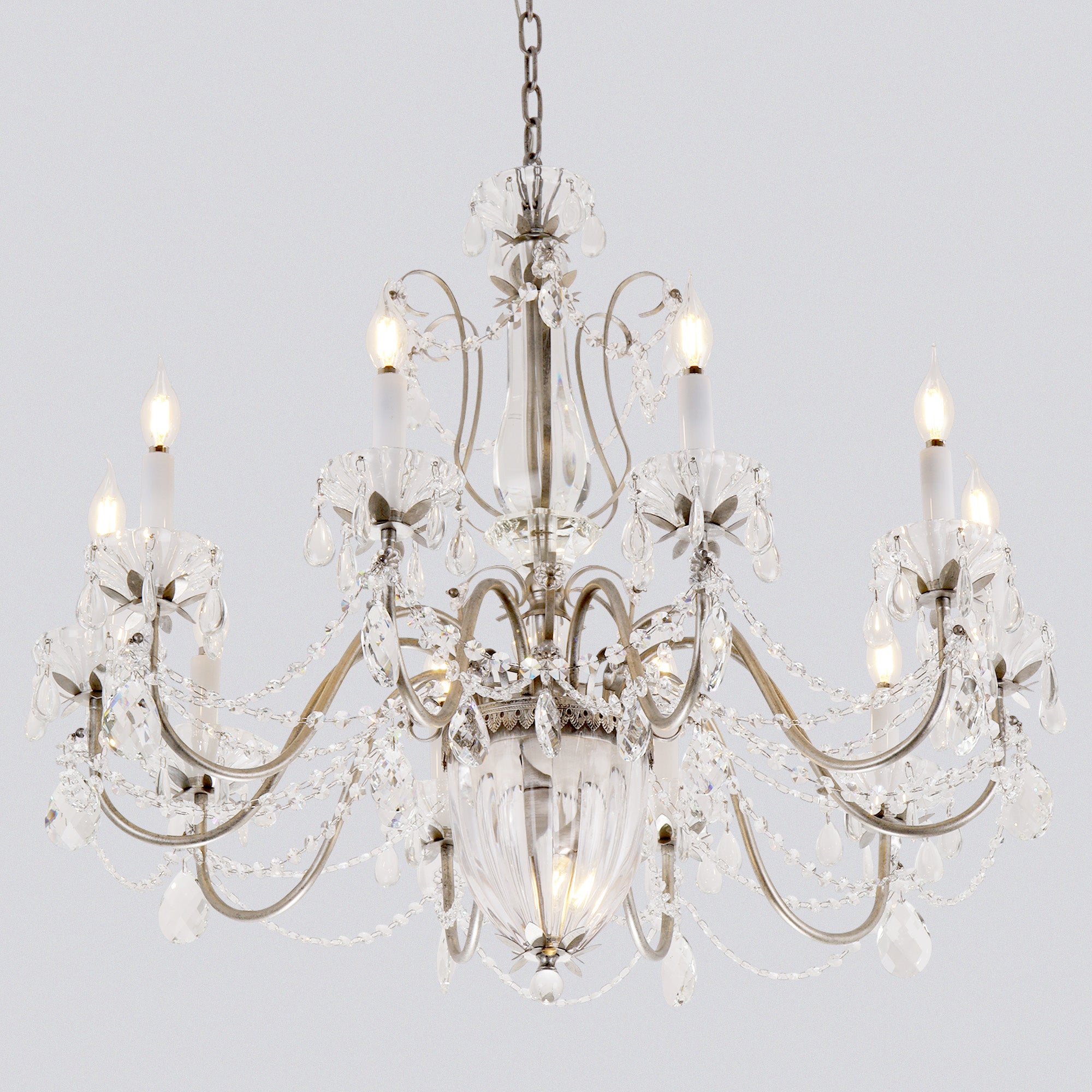 Victorian Crystal Chandelier