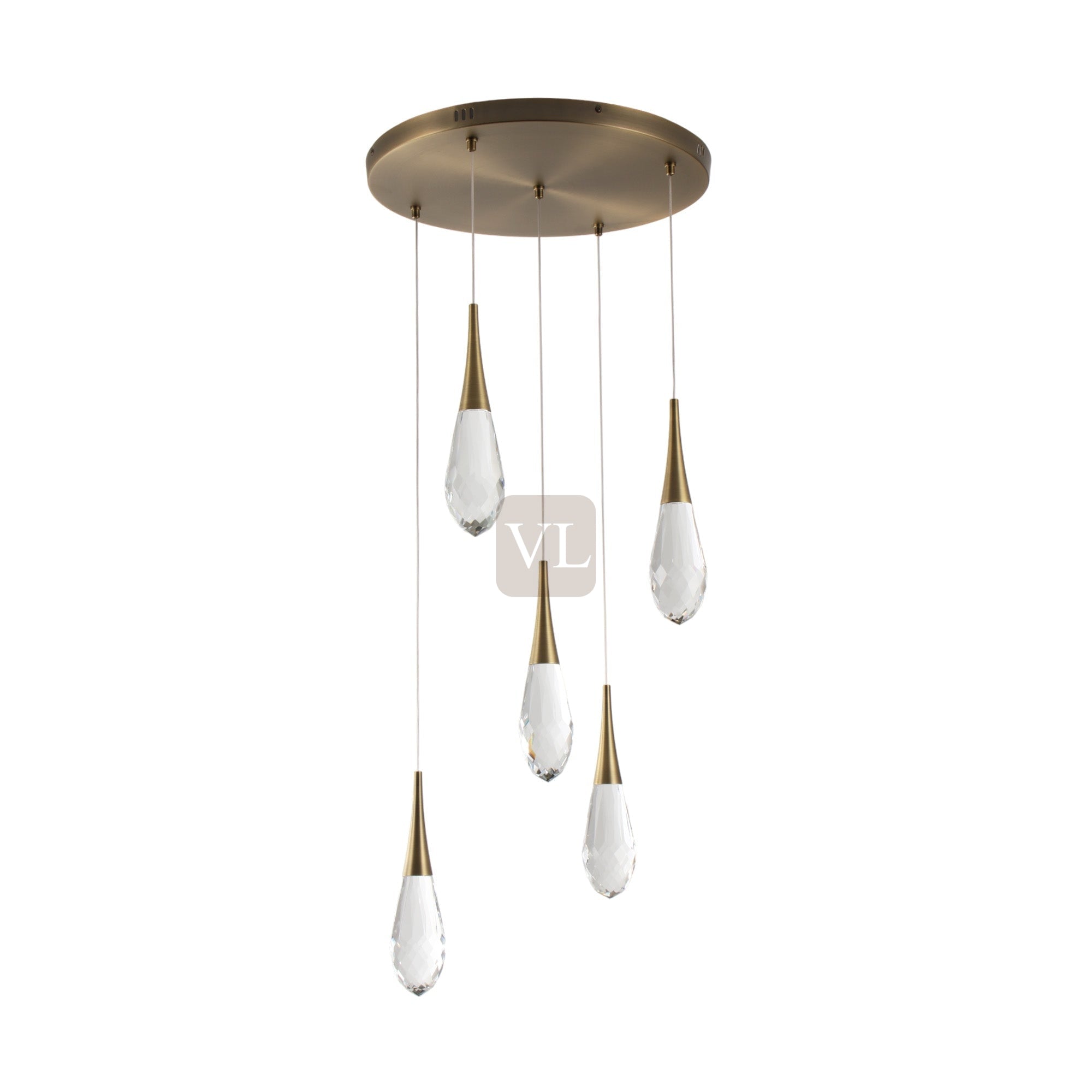 Crystal Drop LED Pendant Light