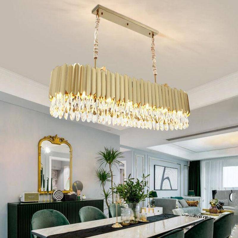 Legance Dining Room Chandelier, Gold