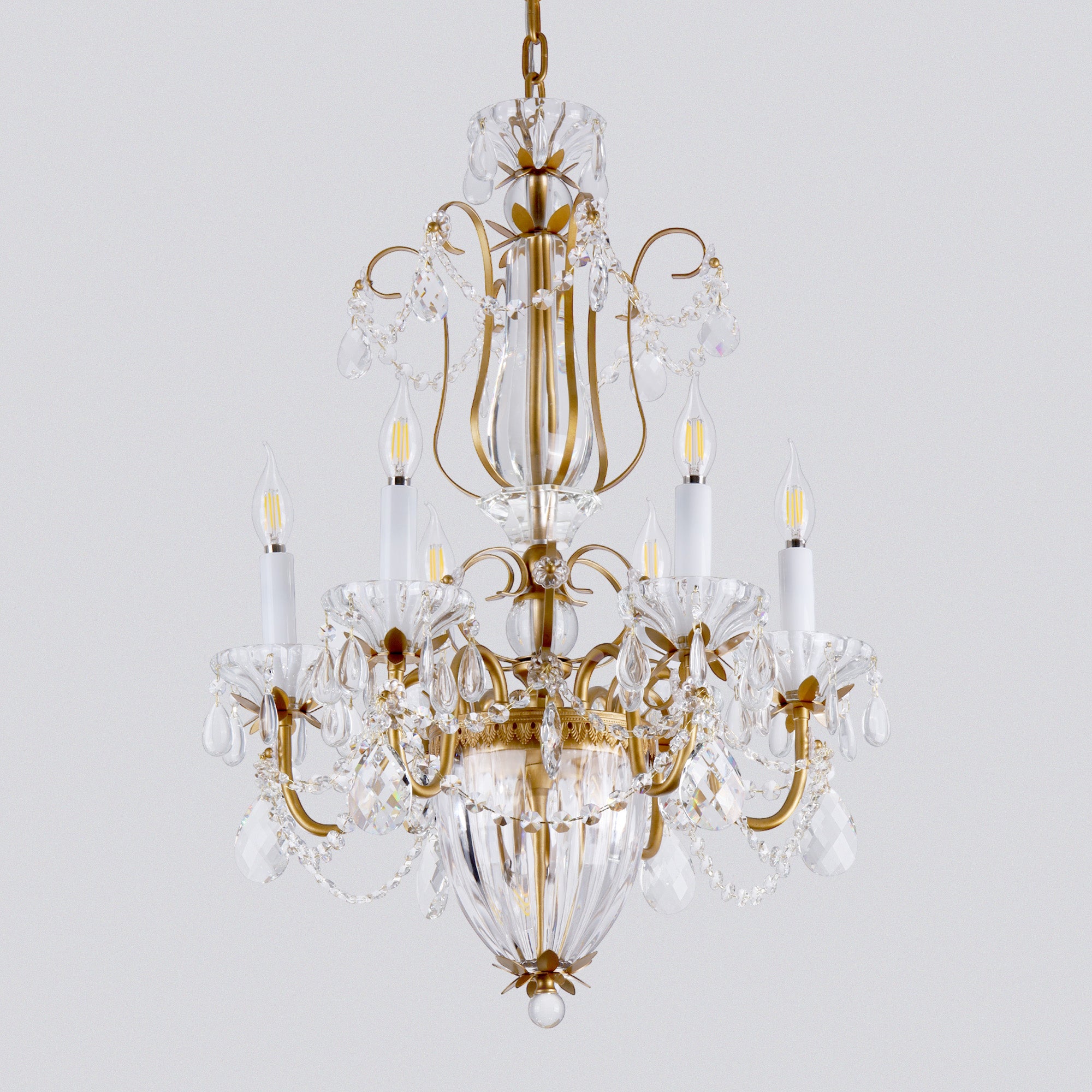 Victorian Crystal Chandelier
