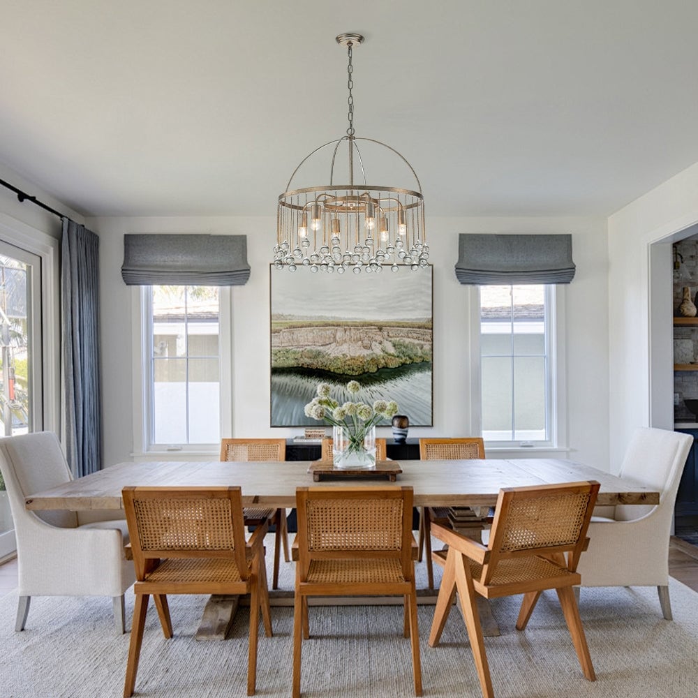 Aubrey Modern Crystal Ball Pendant Light