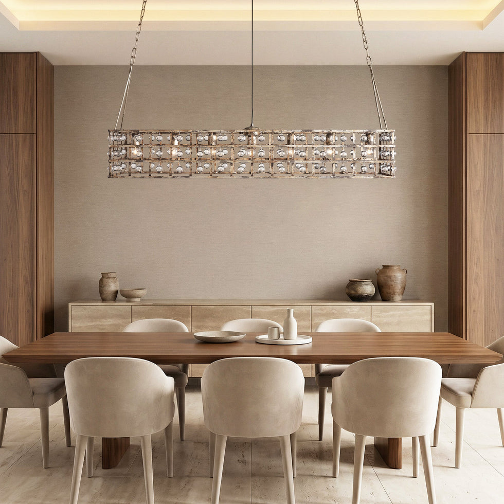 Ferrona Rectangular Chandelier 7 Light