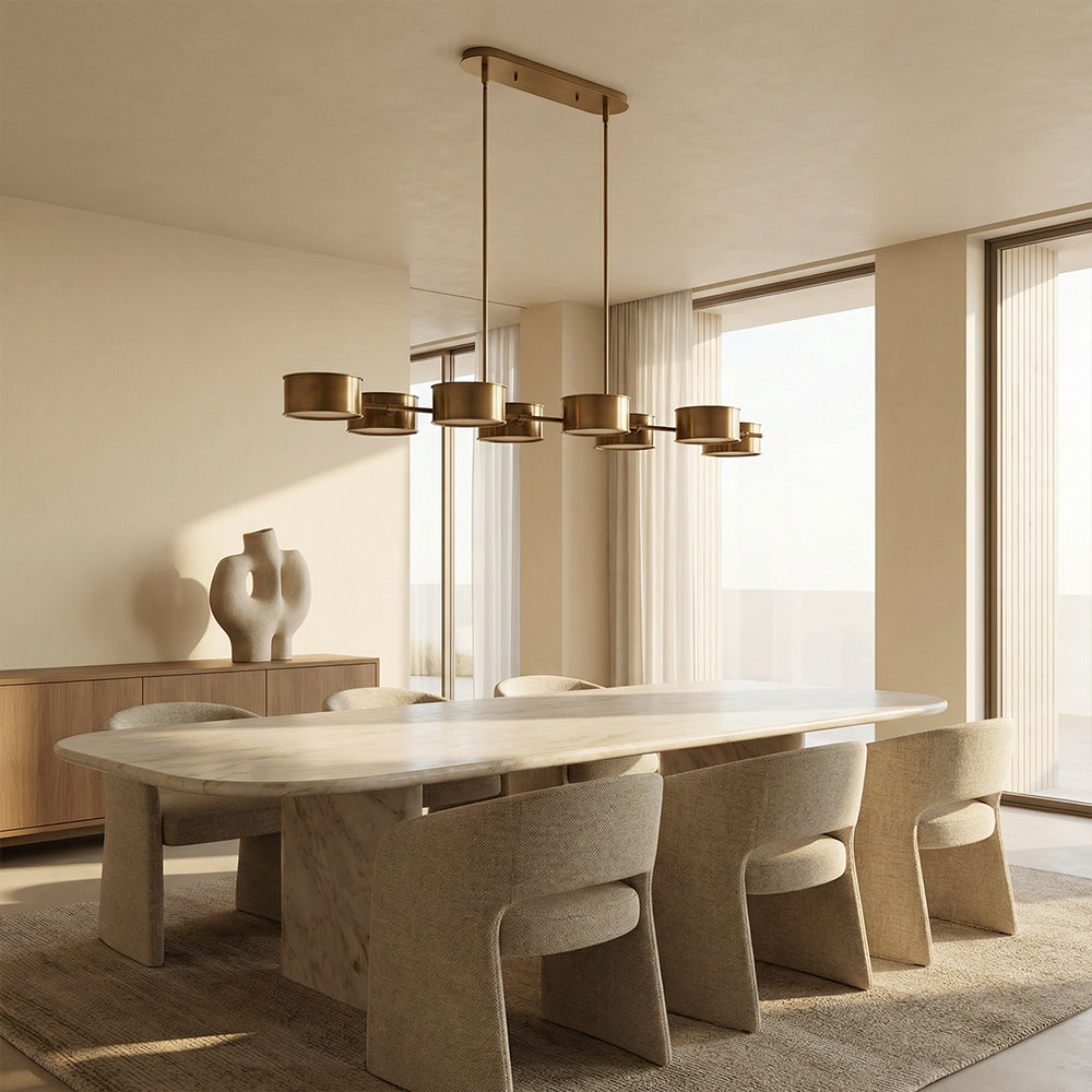 Fervay Metal Linear Chandelier
