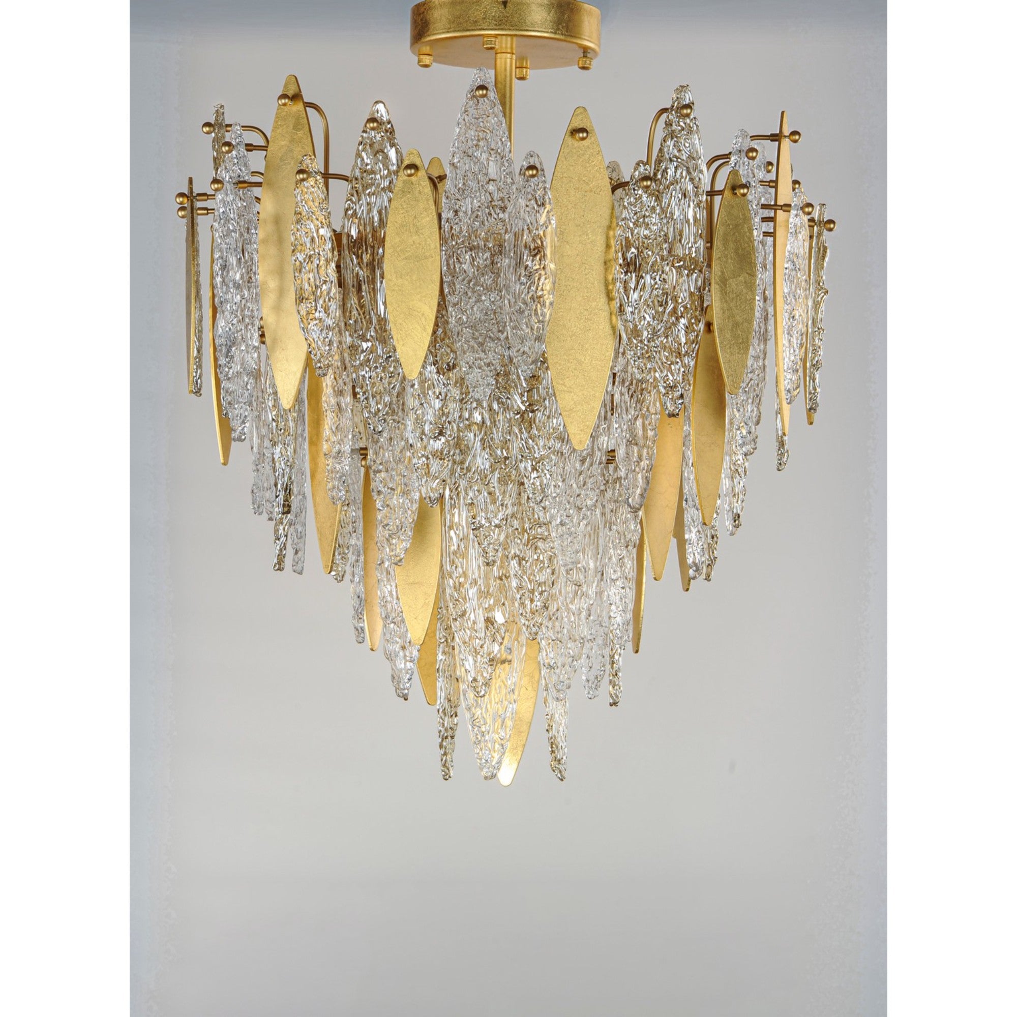Majestic Gold Finish 29-Inch Flush Mount Ceiling Light