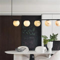 Modern Luxury Alabaster Global Kitchen Island Pendant 5 Lights